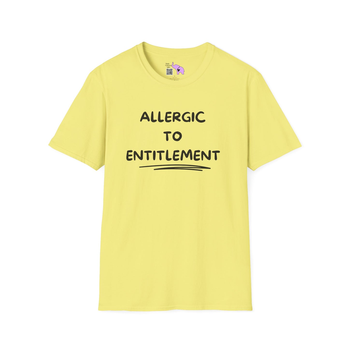 Allergic To Entitlement T-shirt