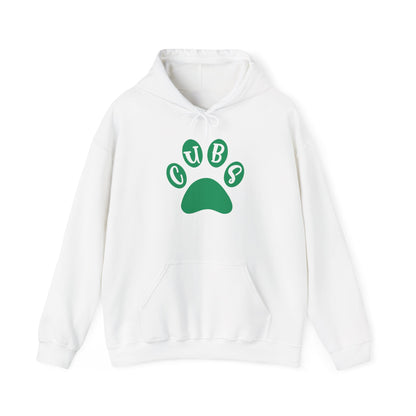 Cubs Paw Print-Brenham Adult Heavy Blend™ Hooded Sweatshirt