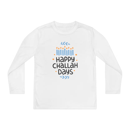 Happy Challah Days Youth Long Sleeve Tee
