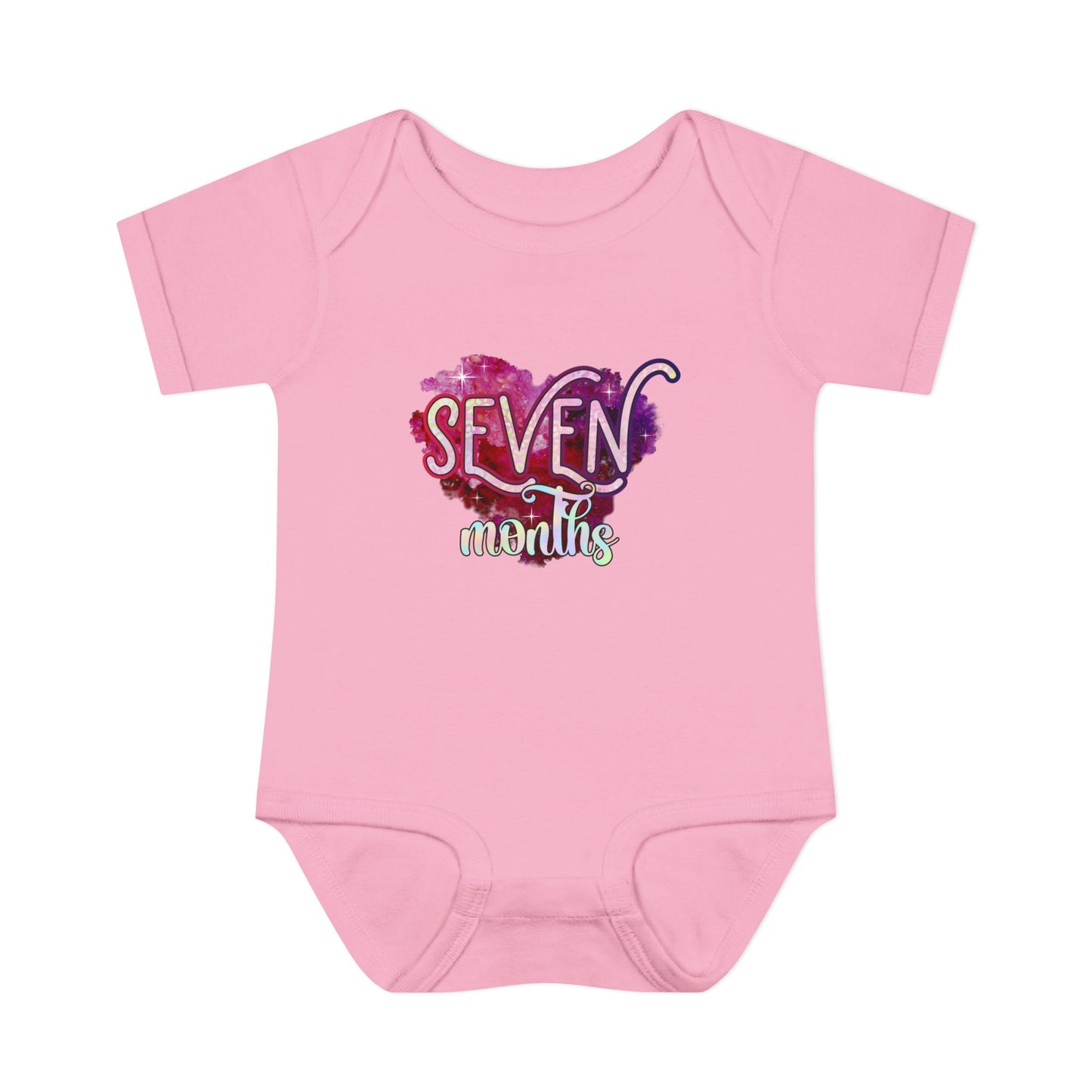 Stardust Baby Milestone Bodysuit-Seven Months