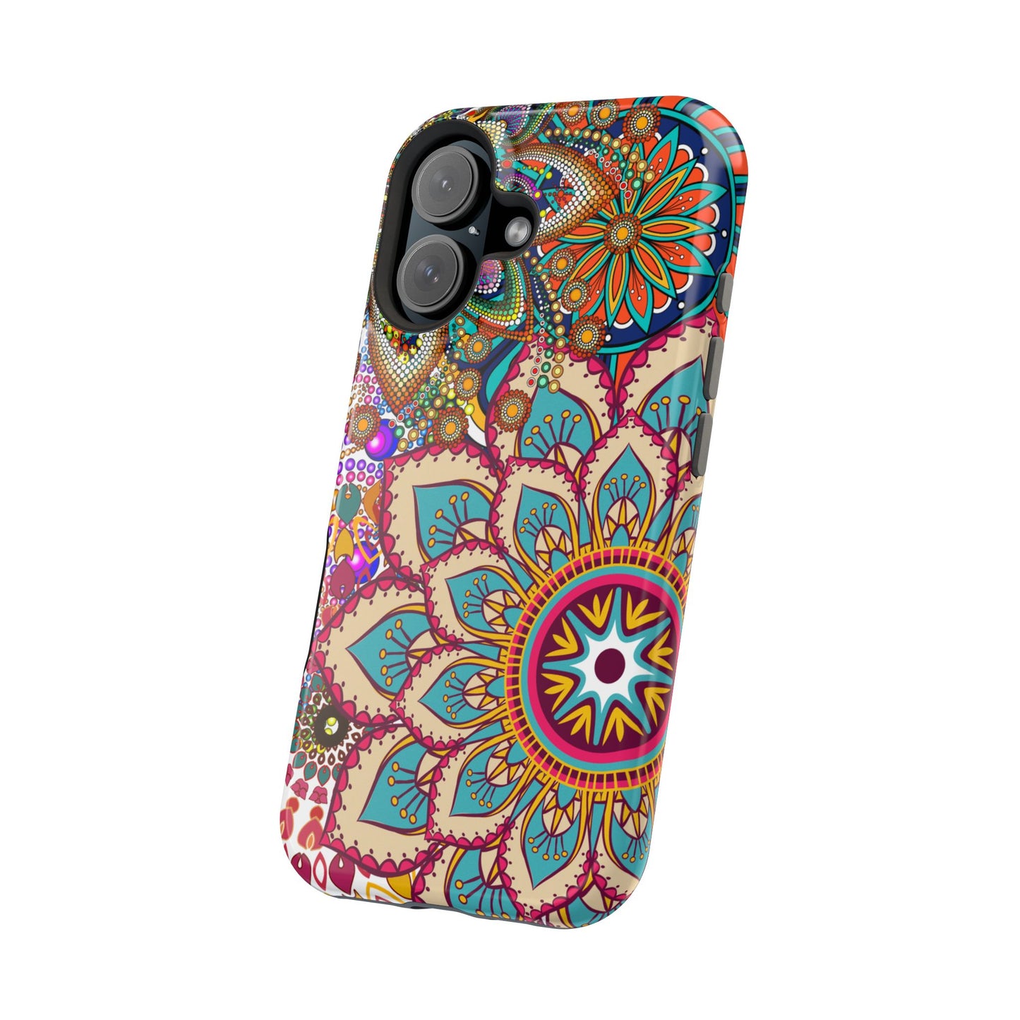 Colorful Mandala MagSafe® Compatible Tough Case for iPhone