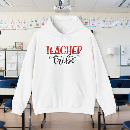 Teacher Tribe Heart Heavy Blend™ Hooded Sweatshirt