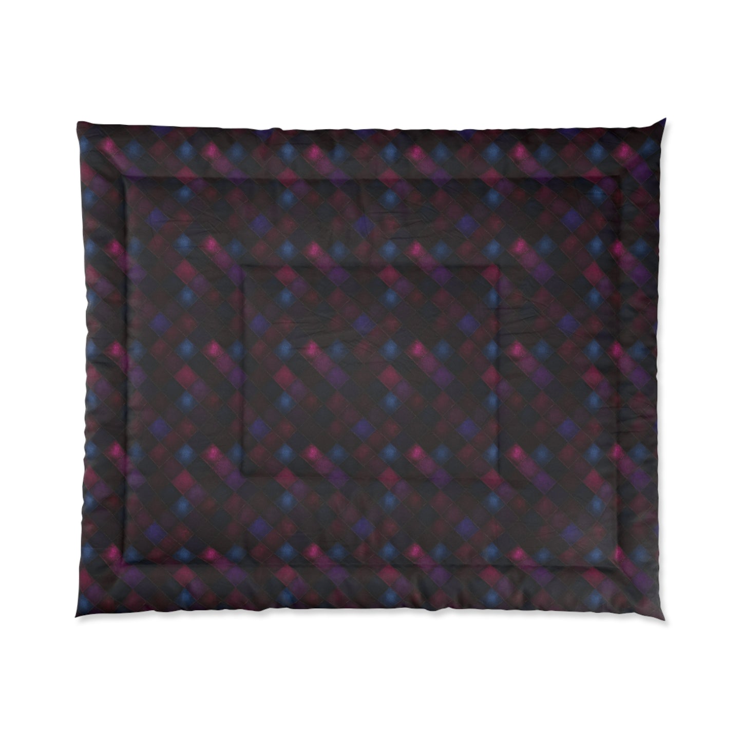 Velvet Patchwork Print Basic Bedding Set