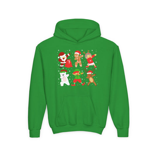 Dabbing Santa Crew Youth Hoodie
