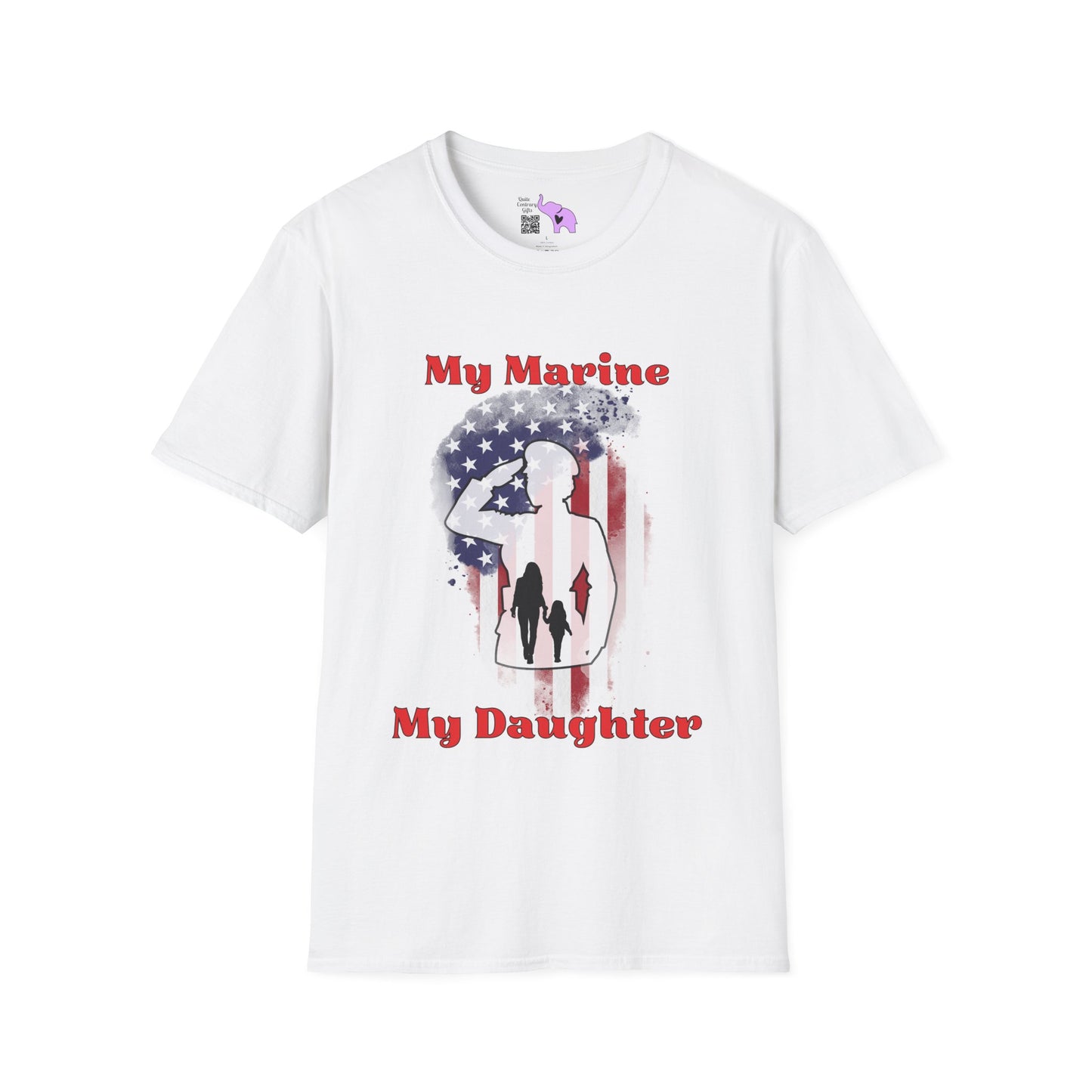 My Marine My Daughter (Mom) Adult T-shirt