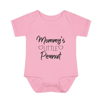 Mommy's Little Peanut Infant Baby Rib Bodysuit