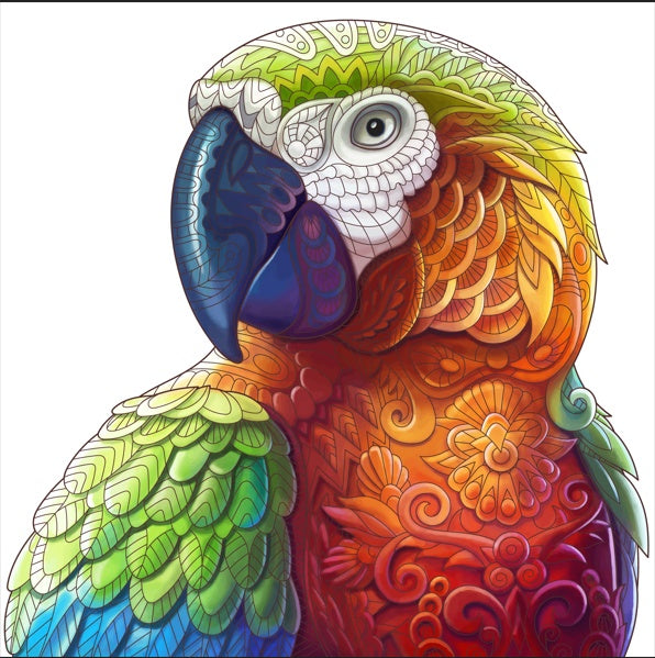 Unique Animal Piece-Shaped Colorful Wooden Puzzles Variety