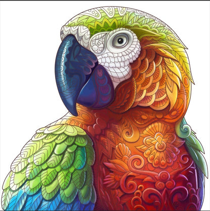 Unique Animal Piece-Shaped Colorful Wooden Puzzles Variety