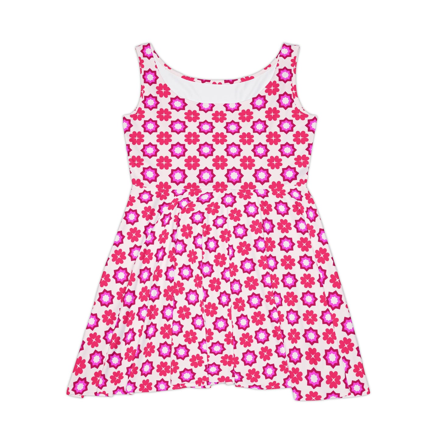Rosy Star Garden Women's Skater Dress