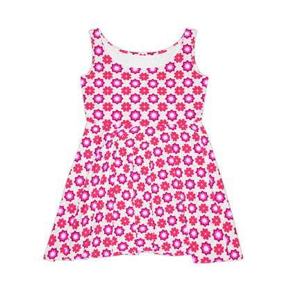 Rosy Star Garden Women's Skater Dress