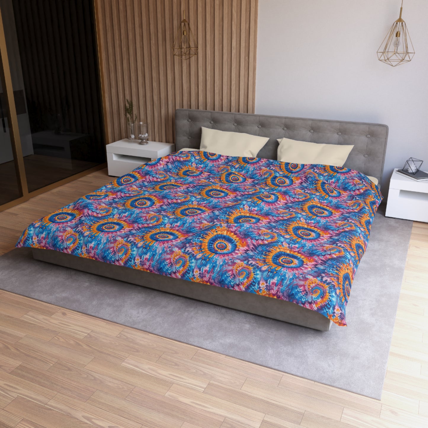 Trippy Taffy Microfiber Duvet Cover