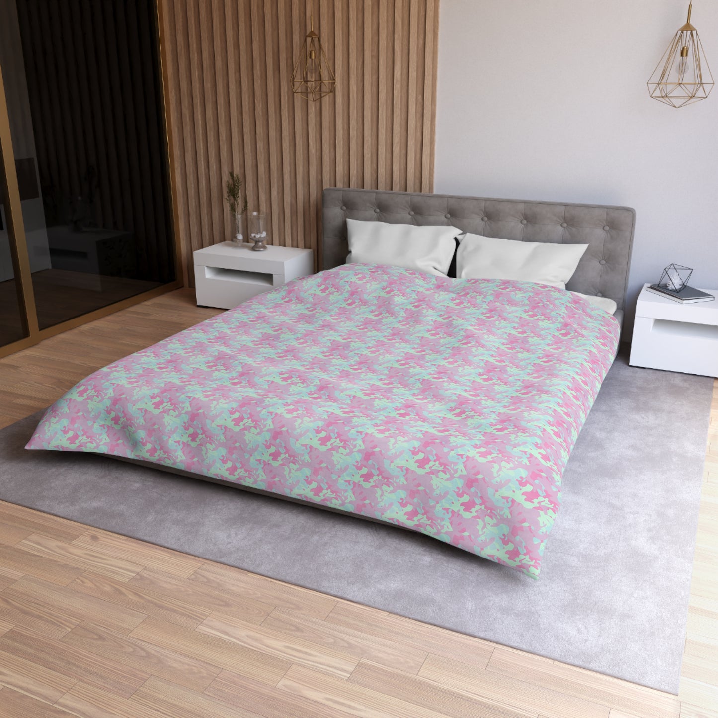 Berry Sorbet Camo  Duvet Bedding Set