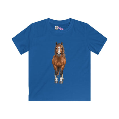 ""Front to Back Horse Lover Youth Softstyle Tee