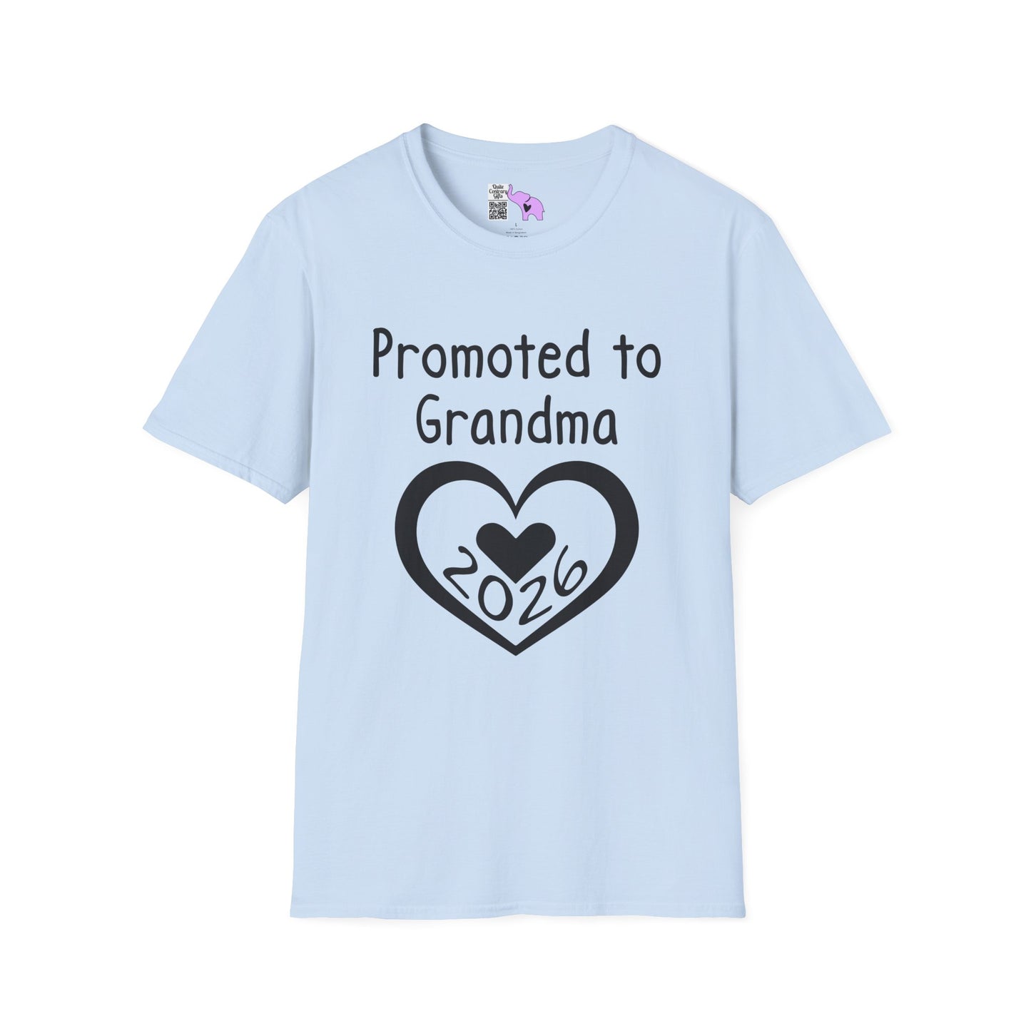 Promoted To Grandma 2026 Adult T-shirt