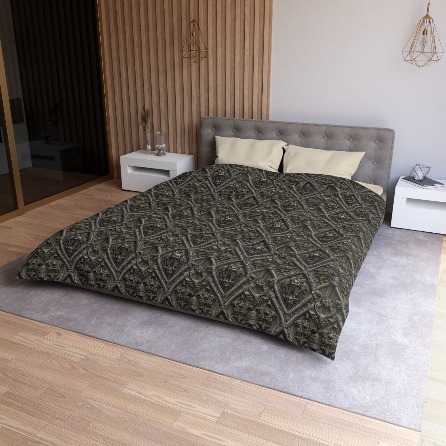 The Watchers Microfiber Duvet Cover