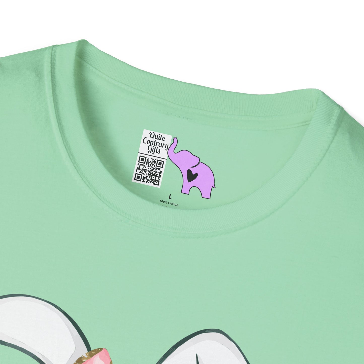 Happy Easter (Bunny Tail) Adult T-shirt