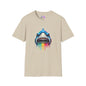 Colorful Shark Adult T-shirt