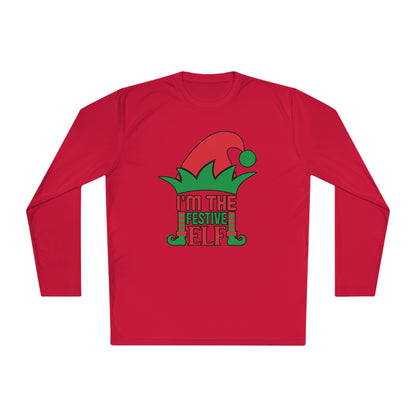 I'm The Festive Elf Adult Long Sleeve Tee