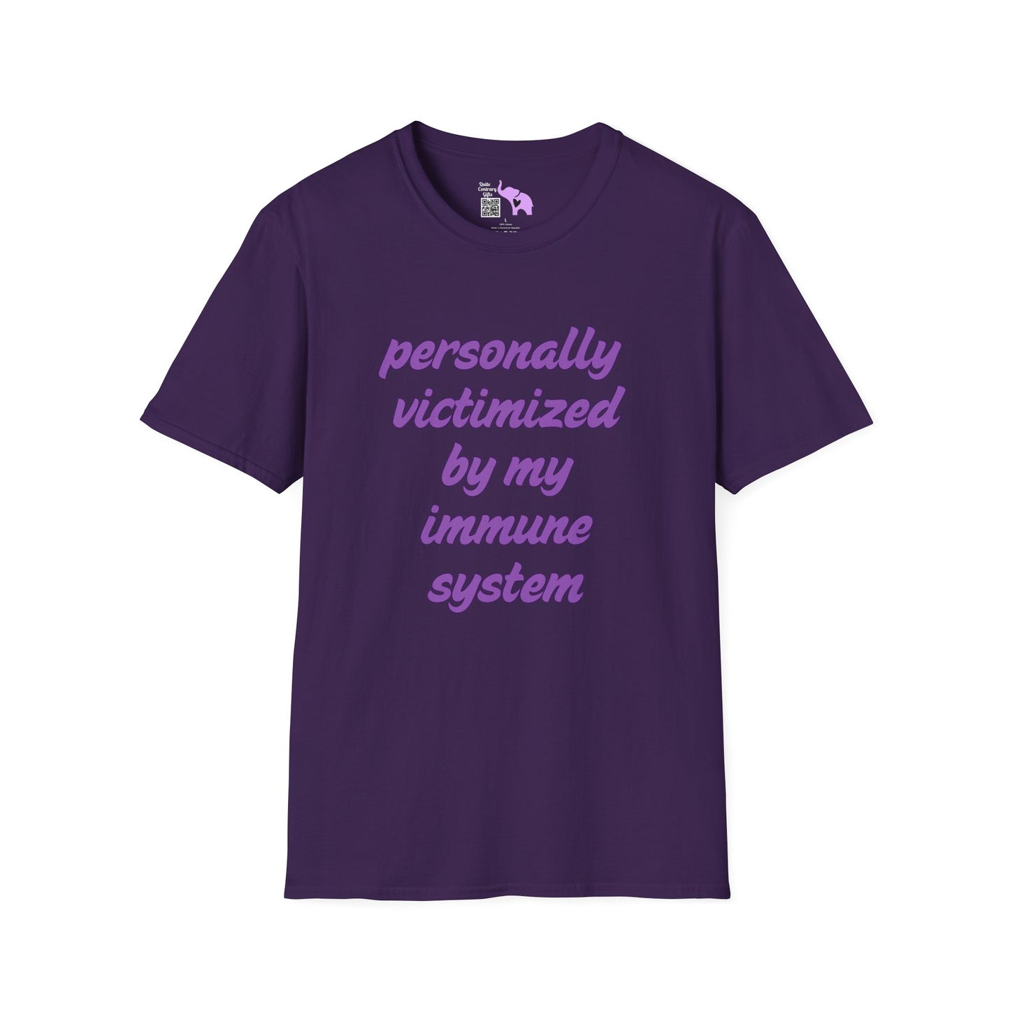 Personally Victimized By My Immune System Adult T-shirt