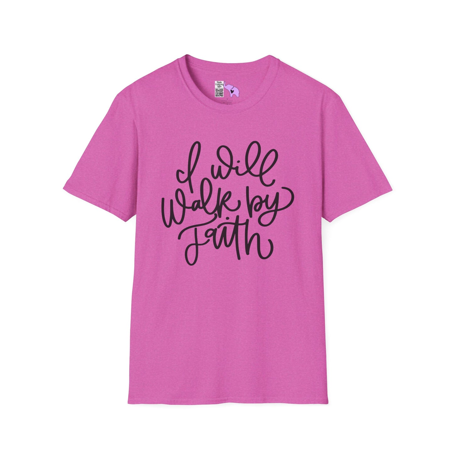 I Will Walk by Faith Adult T-shirt
