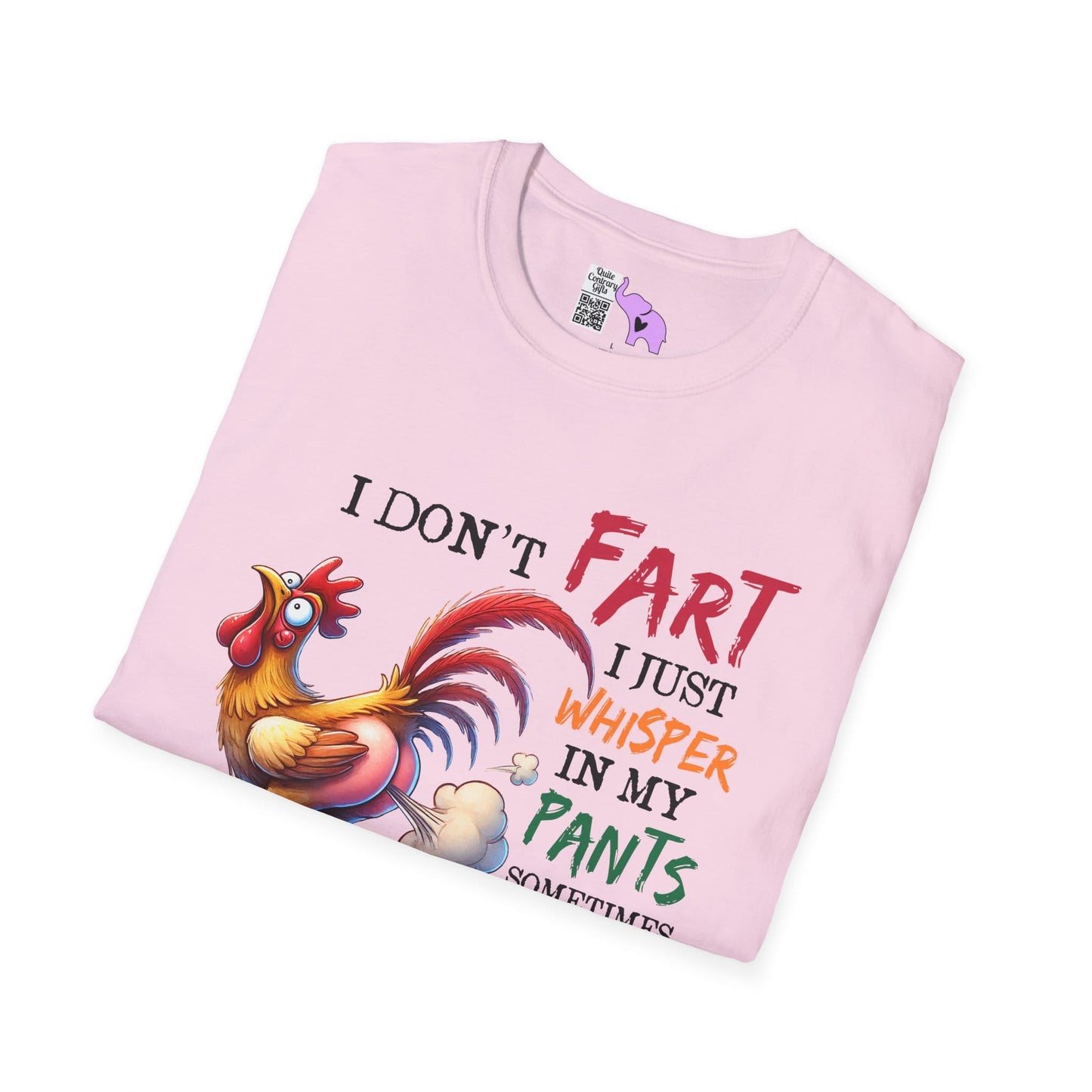 I Don't Fart I Just Whisper in my Pants... Adult T-shirt