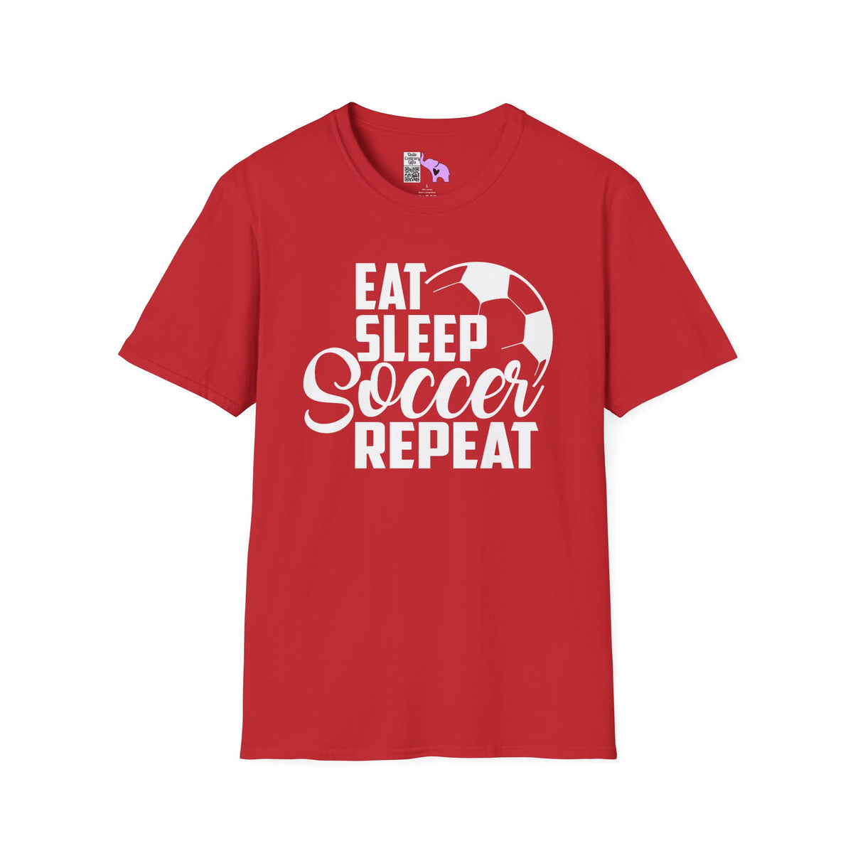Eat Sleep Soccer Repeat Adult T-shirt
