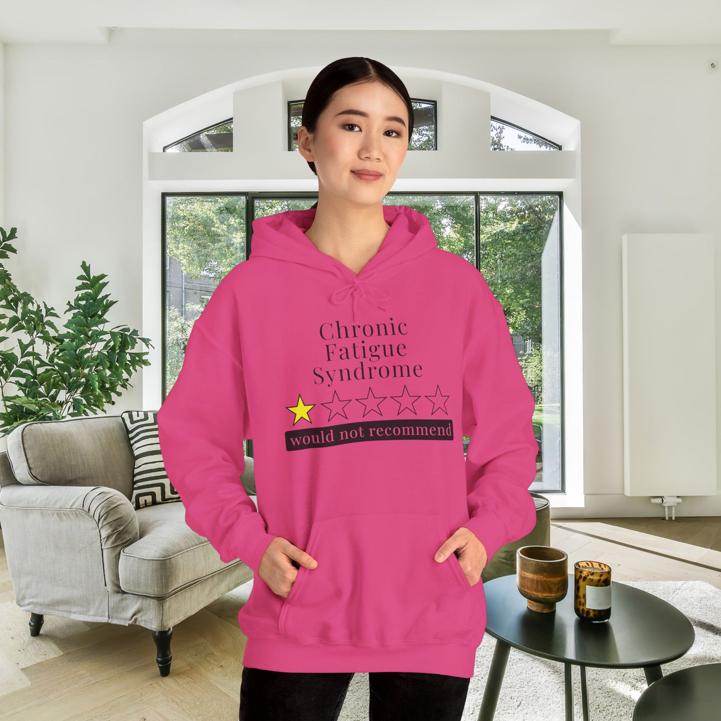 Chronic Fatigue Syndrome 1 Star Would Not Recommend Heavy Blend™ Hooded Sweatshirt