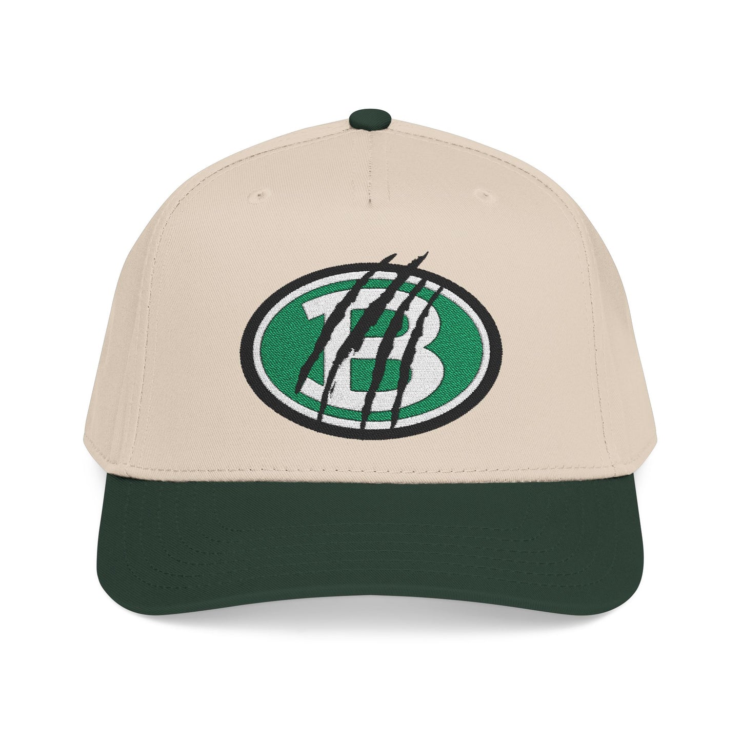Brenham ISD Logo w/Claw Marks Mid Profile Baseball Cap