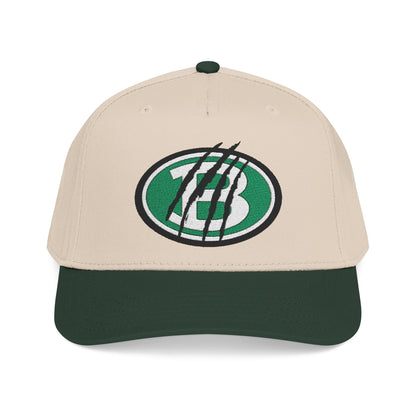Brenham ISD Logo w/Claw Marks Mid Profile Baseball Cap
