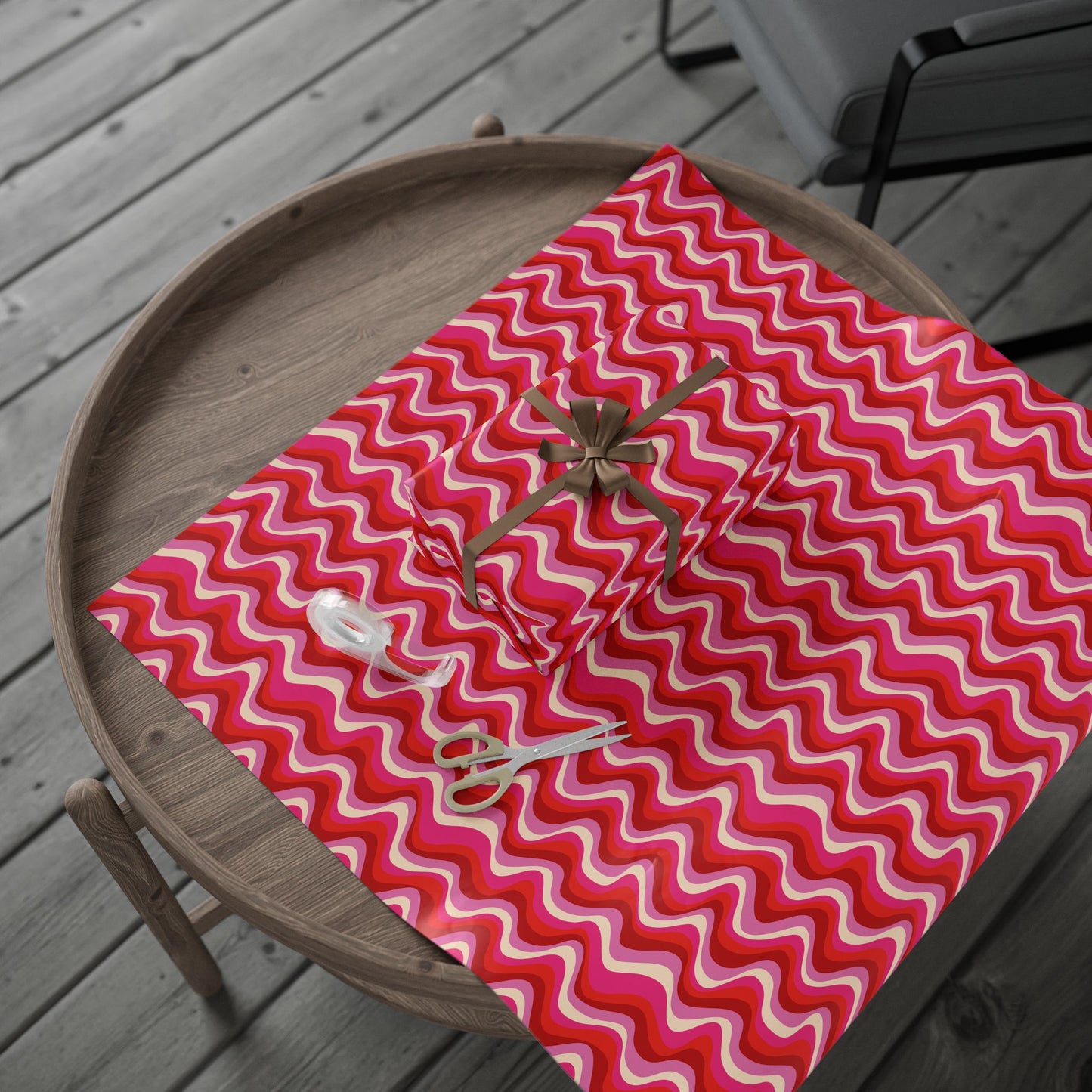 Blush Frequency Wrapping Paper