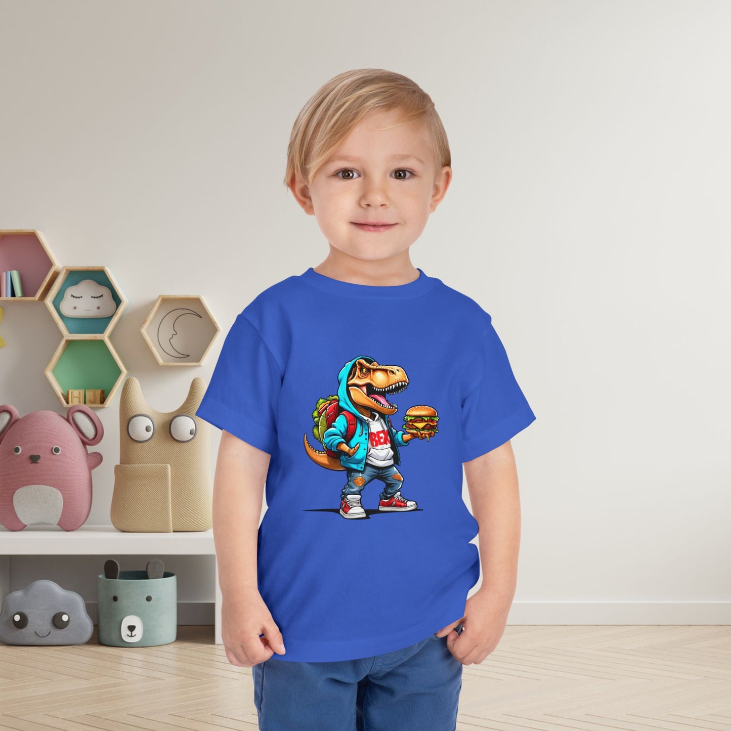 Dinosaur Hamburger Toddler Tee
