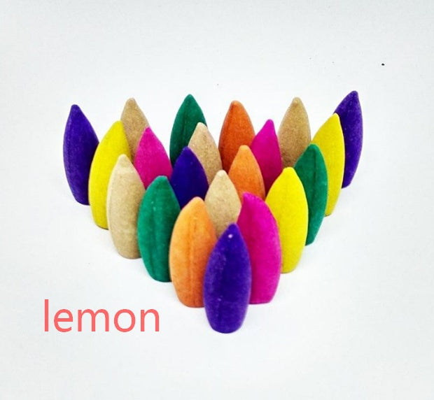 Variety Backflow Incense Cones Green Tea, Jasmine, Lavender, Lily, Rose, Sandalwood