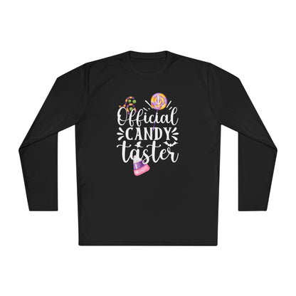 ""Official Candy Taster Adult Long Sleeve Tee