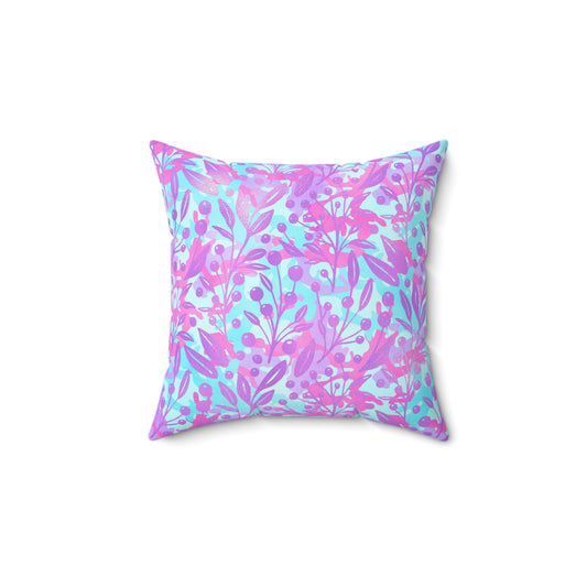 Sweet Berry Bloom Throw Pillow
