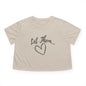 Let Them Women's Flowy Cropped Tee