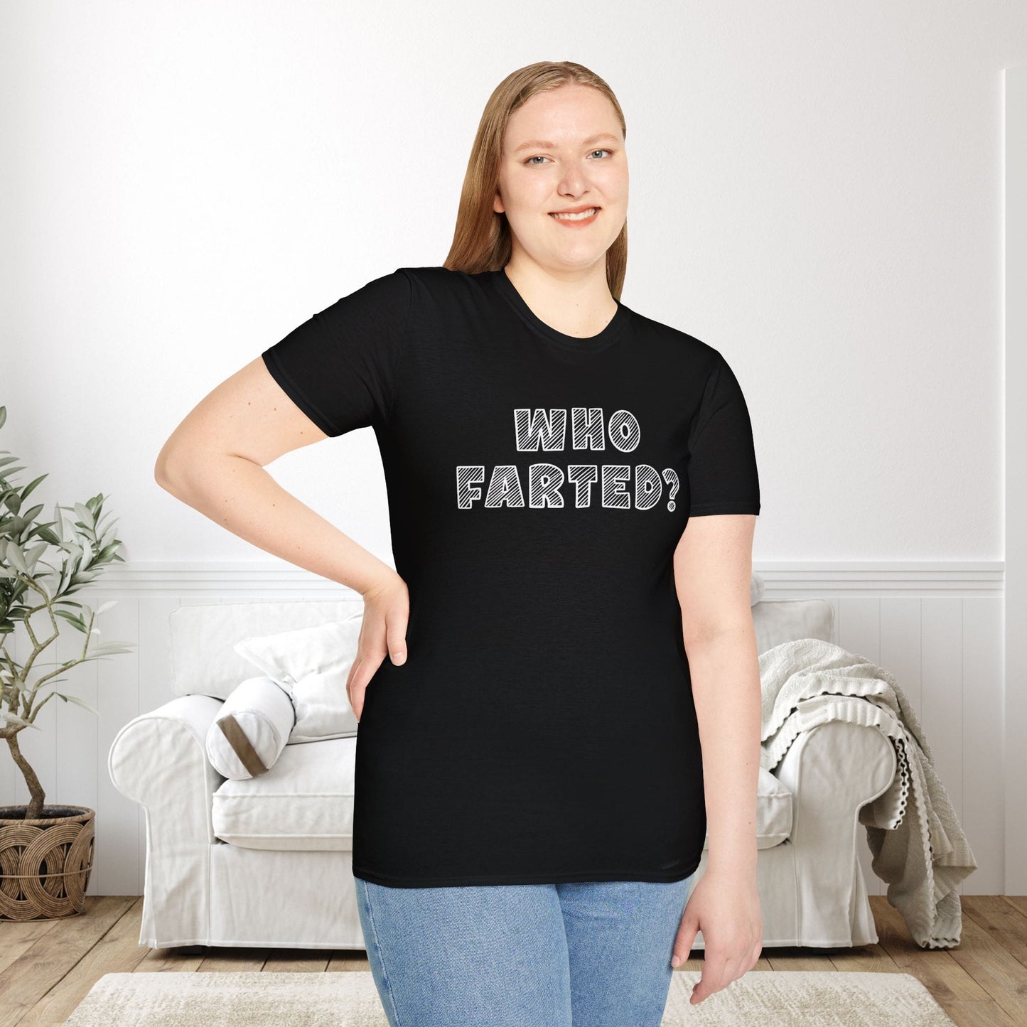 ""Who Farted? Adult T-shirt