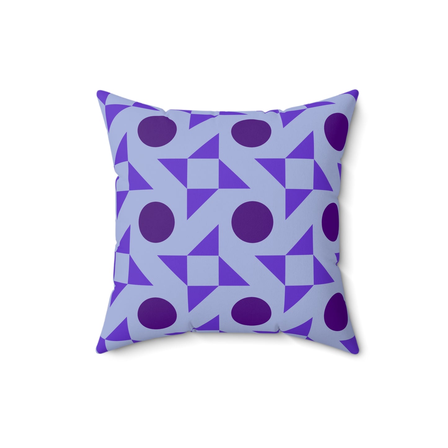 Violet Pinwheels Throw Pillow
