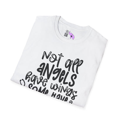 Not All Angels Wear Capes Some Wear Stethoscopes Adult T-shirt