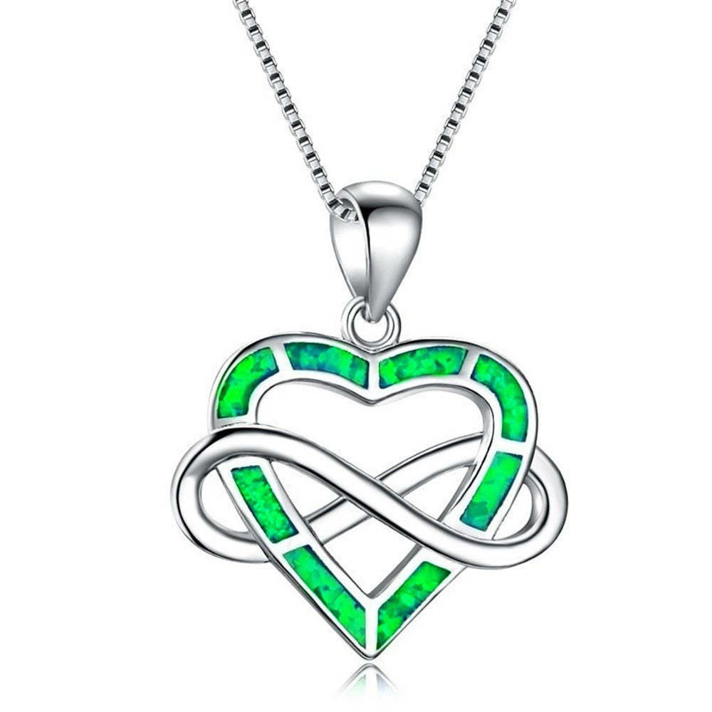 Eternal Heart Silver Pendant Necklace