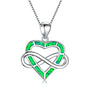 Eternal Heart Silver Pendant Necklace