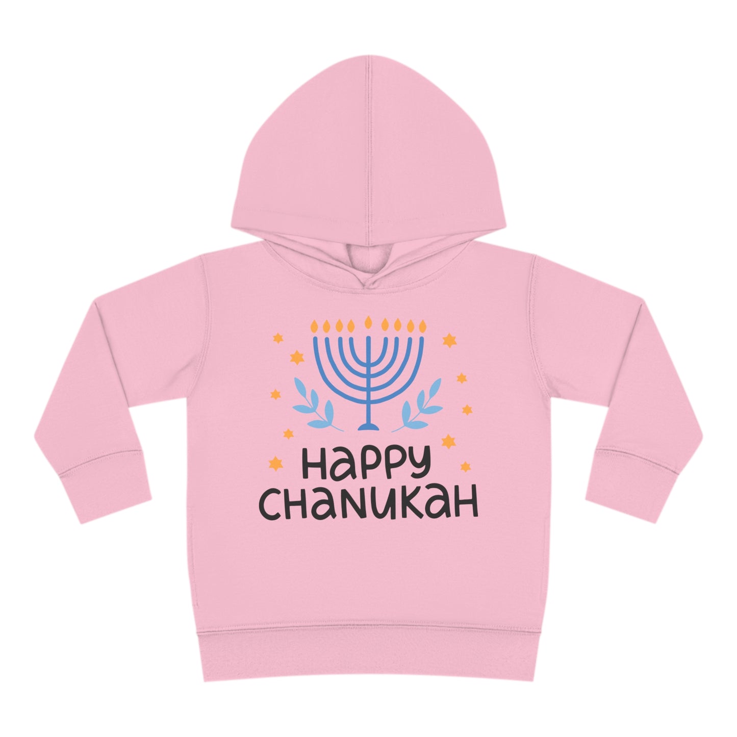 Happy Chanukah Toddler Pullover Fleece Hoodie