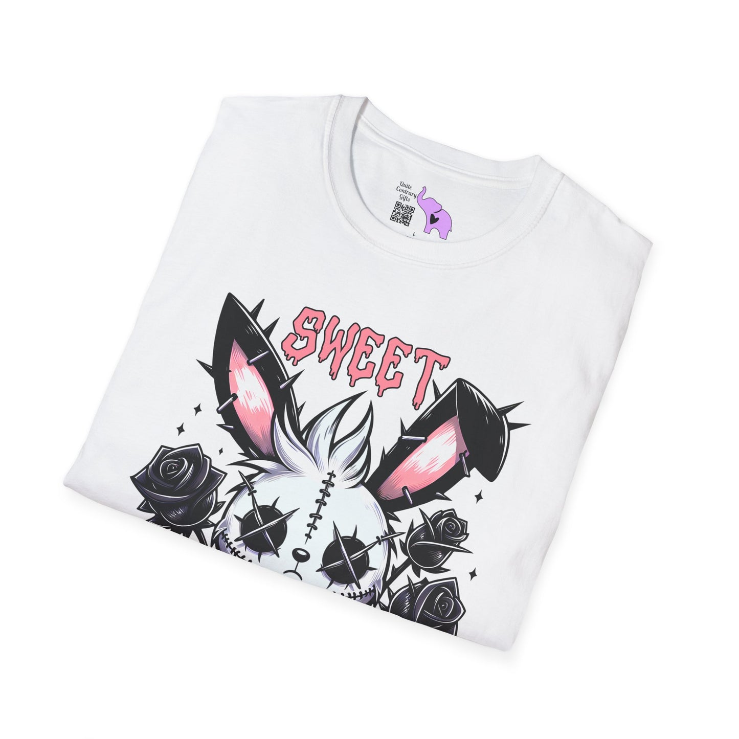 Sweet & Spooky Voodoo Bunny Adult T-shirt