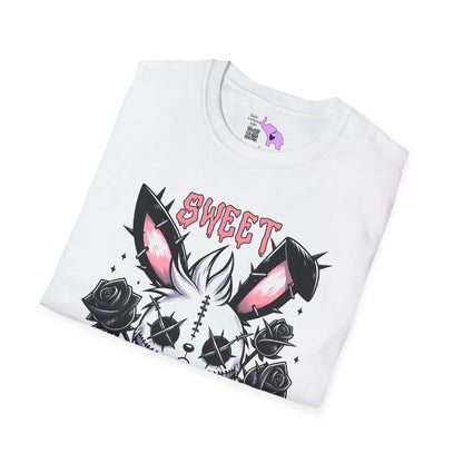 Sweet & Spooky Voodoo Bunny Adult T-shirt