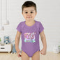 Pastel Wild One Milestone Baby Bodysuit-Seven Months