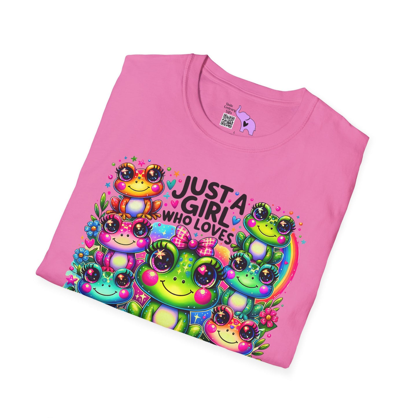 Just A Girl Who Loves Frogs Adult T-shirt