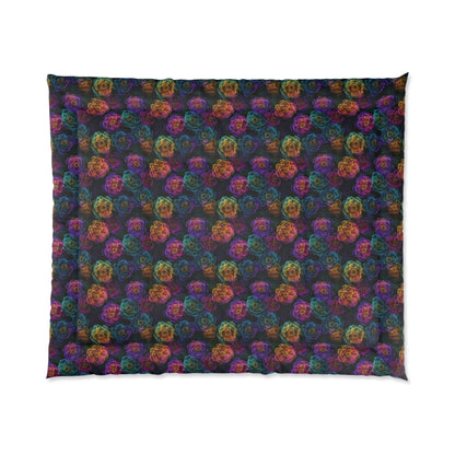Neon Whisper Blooms Basic Bedding Set