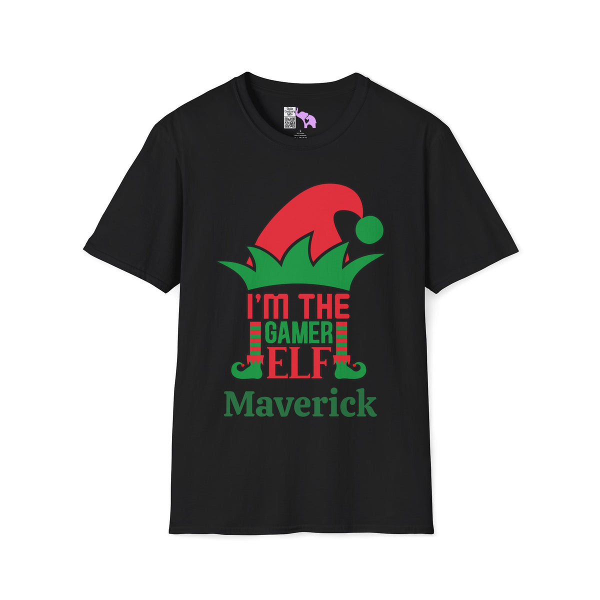 I'm The Gamer Elf Personalized Adult T-shirt
