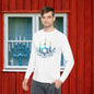 Star & Flame Hanukkah Adult Long Sleeve Tee