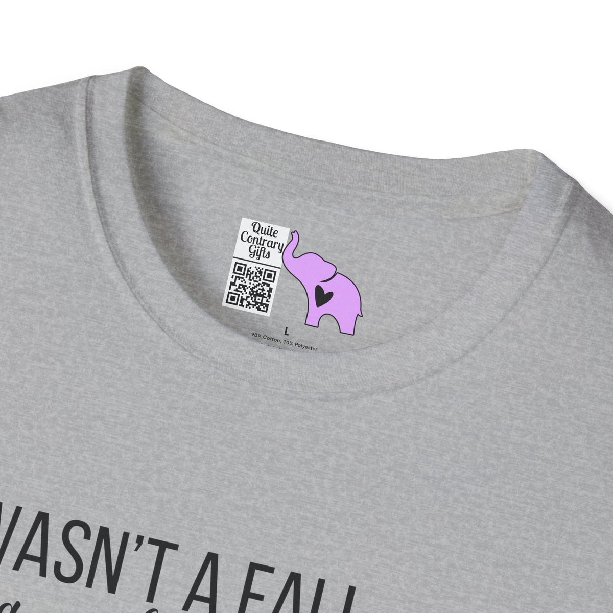 It Wasn't A Fall, Just A Random Gravity Check Adult T-shirt