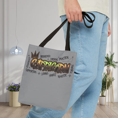 Capricorn Street Art Canvas Tote Bag